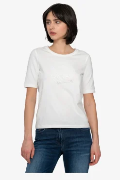 SPORTALM Shirts / Tops*Basic-Shirt mit Rundhalsausschnitt