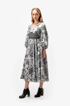 SPORTALM Kleider*Kleid mit V-Ausschnitt