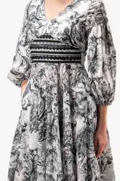 SPORTALM Kleider*Kleid mit V-Ausschnitt