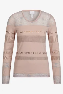 SPORTALM Sweatshirts*Langarm-Shirt mit Rundhalsausschnitt