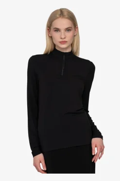 SPORTALM Shirts / Tops*Langarm-Shirt mit Stehkragen