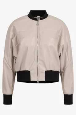 SPORTALM Jacken / Blazer*Lederimitat-Jacke mit Stehkragen