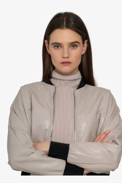 SPORTALM Jacken / Blazer*Lederimitat-Jacke mit Stehkragen