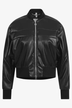 SPORTALM Jacken / Blazer*Lederimitat-Jacke mit Stehkragen