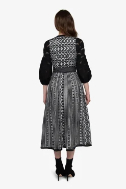 SPORTALM Dirndl*Malerisches Dirndl aus bedruckter Baumwolle