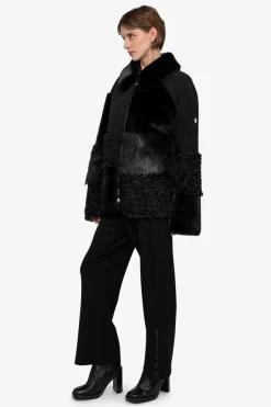 SPORTALM Jacken / Blazer*Material-Mix-Jacke mit Umlegekragen