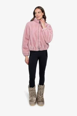 Damen SPORTALM Jacken|Jacken / Blazer*Plüschjacke mit Stehkragen