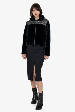 SPORTALM Jacken / Blazer*Plüschjacke mit Umlegekragen