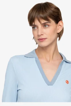 SPORTALM Shirts / Tops*Poloshirt mit V-Ausschnitt