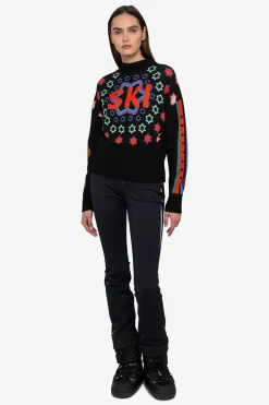 Damen SPORTALM First Layer / Mid Layer*Pullover mit Stehkragen