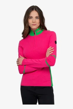 Damen SPORTALM First Layer / Mid Layer*Pullover mit Stehkragen
