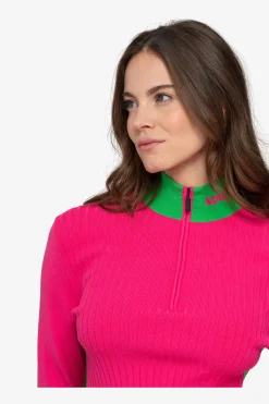 Damen SPORTALM First Layer / Mid Layer*Pullover mit Stehkragen