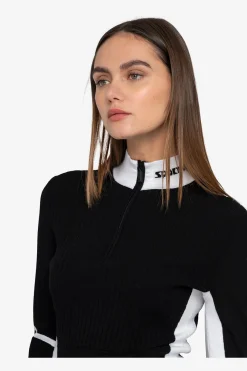 Damen SPORTALM First Layer / Mid Layer*Pullover mit Stehkragen