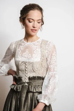 SPORTALM Dirndl*Seidendirndl mit Schürze und zusätzlichem Gürtel
