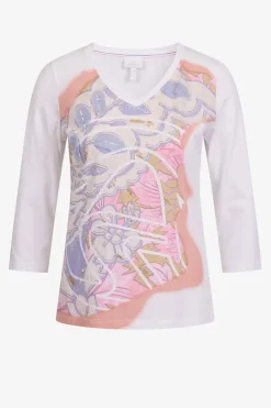 SPORTALM Shirts / Tops*Shirt mit rundem V-Ausschnitt