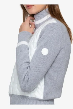 Damen SPORTALM Jacken|Strick*Strickjacke mit Stehkragen