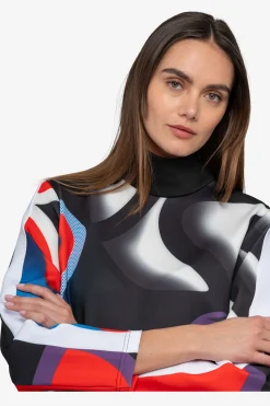 Damen SPORTALM First Layer / Mid Layer*Sweater mit Stehkragen