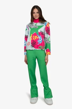 Damen SPORTALM First Layer / Mid Layer*Sweater mit Stehkragen