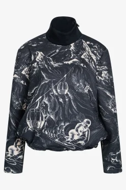 Damen SPORTALM First Layer / Mid Layer*Sweatshirt mit Stehkragen