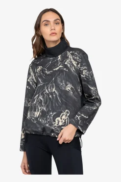 Damen SPORTALM First Layer / Mid Layer*Sweatshirt mit Stehkragen