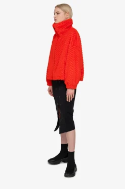 SPORTALM Mäntel|Jacken / Blazer*Unechte Pelzjacke mit Kragen