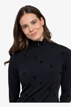 Damen SPORTALM First Layer / Mid Layer*Unterzieher mit Stehkragen