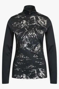 Damen SPORTALM First Layer / Mid Layer*Unterzieher mit Stehkragen