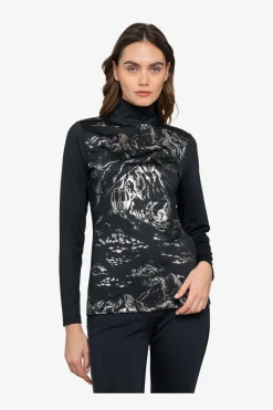 Damen SPORTALM First Layer / Mid Layer*Unterzieher mit Stehkragen