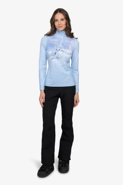 Damen SPORTALM First Layer / Mid Layer*Unterzieher mit Stehkragen