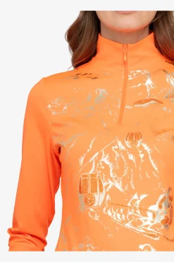 Damen SPORTALM First Layer / Mid Layer*Unterzieher mit Stehkragen