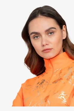 Damen SPORTALM First Layer / Mid Layer*Unterzieher mit Stehkragen
