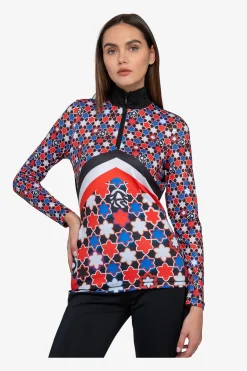 Damen SPORTALM First Layer / Mid Layer*Unterzieher mit Stehkragen