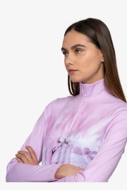 Damen SPORTALM First Layer / Mid Layer*Unterzieher mit Stehkragen